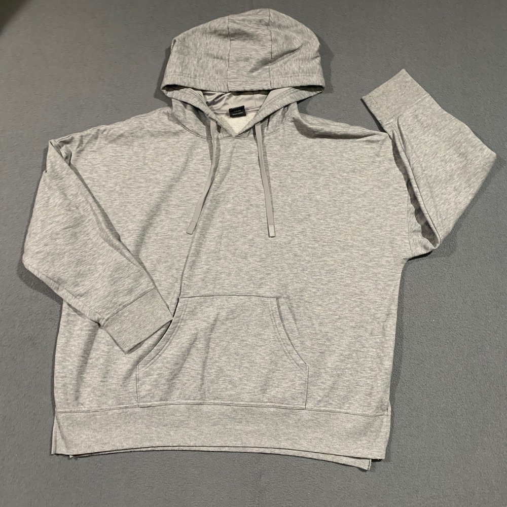 Athletic Works Womens Grey Hoodie Sweatshirt XXXL 22 Recycled‎ Polyester Blend